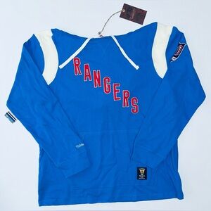 Mitchell & Ness New York Rangers Centennial Thermal Pullover Hoodie